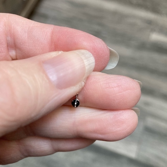 Junipurr Mei Triple Faux Opals, CZ and Chains 14 kt white gold - Picture 9 of 12